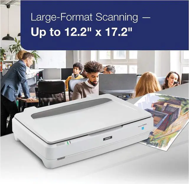 Alt view image 3 of 7 - Expression 13000XL Archival Photo and Graphics Flatbed Scanner