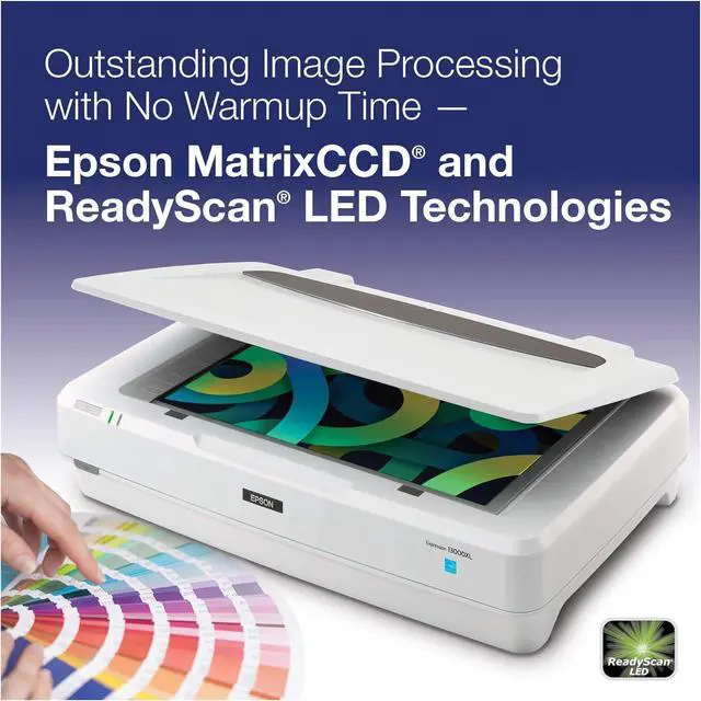 Alt view image 5 of 7 - Expression 13000XL Archival Photo and Graphics Flatbed Scanner