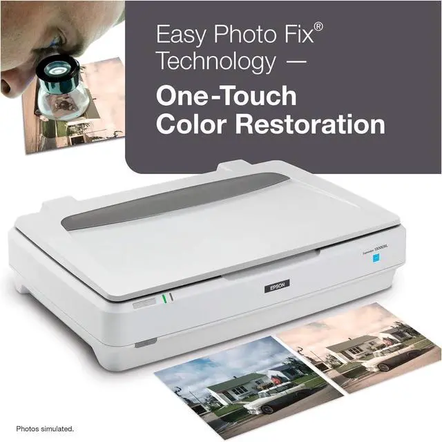 Alt view image 6 of 7 - Expression 13000XL Archival Photo and Graphics Flatbed Scanner