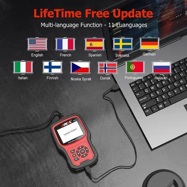 Alt view image 7 of 7 - VD700 Full Systems Diagnostic Tool Fit for Volkswagen VW Audi Skoda Seat, All Functions OBD2 Scanner Car Code Reader for VAG Vehicles with Battery Registration EPB Reset (Upgraded VD500)