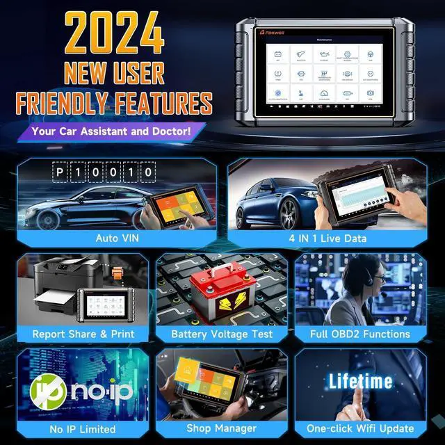 Alt view image 6 of 7 - NT909 Bidirectional OBD2 Scanner, Car Diagnostic Tool, Active Test for All System, ECU Coding, 30+ Resets, FCA Autoauth, VAG Guide, CAN-FD & DOIP, 3-Year Free Upgrade