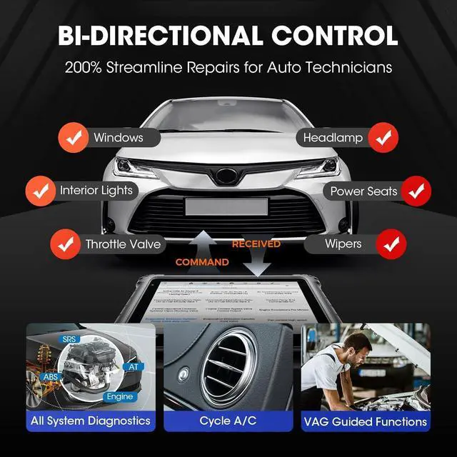 Alt view image 7 of 7 - Autel MaxiSYS Ultra Scanner: Top Auto Tool with 40+ Service, 5-in-1 VCMI, ligent Scan, Topology Map, ECU Programming & Coding, Upgraded of MaxiCOM Ultra Lite Elite II Pro MS919 Ultra EV