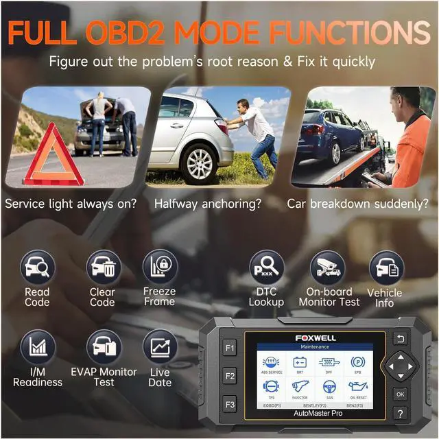 Alt view image 5 of 7 - Car Scanner NT624 Elite All System OBD2 Scanner Diagnostic Tool 8 Reset Code Reader ABS/SAS/TPS/Oil/EPB/BRT Scanner for Car Lifetime Update Car Diagnostic Scanner with Battery Test