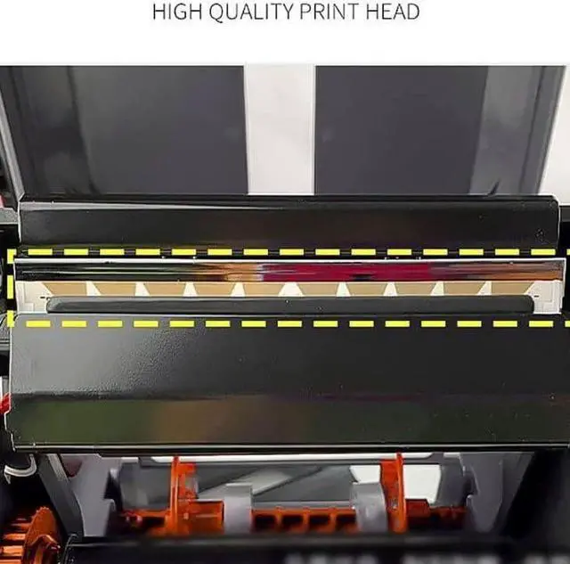 Alt view image 5 of 7 - Satin Ribbon Printing Machine, 4 Row Digital Ribbon Printer with Ribbon Holder,Stamping Printing Machine for Gift Wrapping, 12-20mm Width, 150MM/S, Printing Resolution: 200 DPI