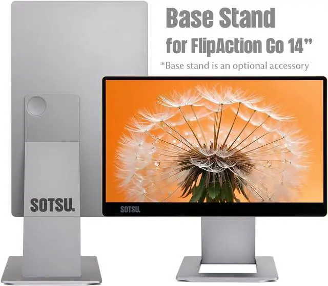Alt view image 3 of 7 - FlipAction Go 14" Premium Portable Monitor SFA14PMMG | Robust but Lightweight | Tempered Glass Cover | 1080p | 400 Nits | 99% sRGB | 5W | Super Versatile | USB C or Mini HDMI