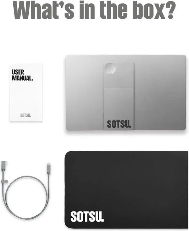 Alt view image 6 of 7 - FlipAction Go 14" Premium Portable Monitor SFA14PMMG | Robust but Lightweight | Tempered Glass Cover | 1080p | 400 Nits | 99% sRGB | 5W | Super Versatile | USB C or Mini HDMI