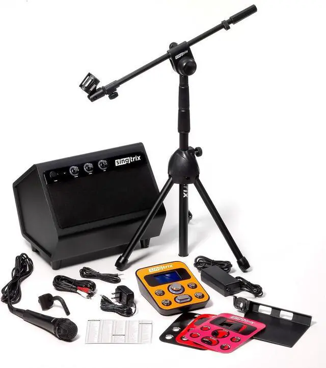 Alt view image 4 of 7 - Portable Karaoke Machine On Shark Tank, Kids & Adults, All-In-One Karaoke System, 350+Voice Effects & Autotuning, PA Speaker, Party Bundle, Karaoke Microphone, Use Free YouTube Karaoke Songs