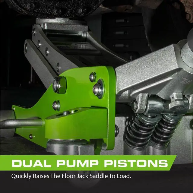 Alt view image 4 of 5 - Tools 3-Ton Quick Rise Aluminum Floor Jack with Dual Pump Pistons & Reinforced Lifting Arm (A20018_A20019)
