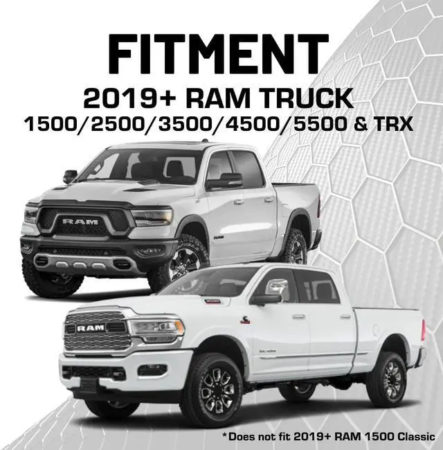 Alt view image 3 of 6 - Dash Mount Cell Phone Holder RAM Truck Compatible (2019+ 1500, 2500, 3500 and TRX) with 20mm Ball Mount - Compatible with iPhone and Android Smartphones (RubiGrid v2 Multi-Device Mount)