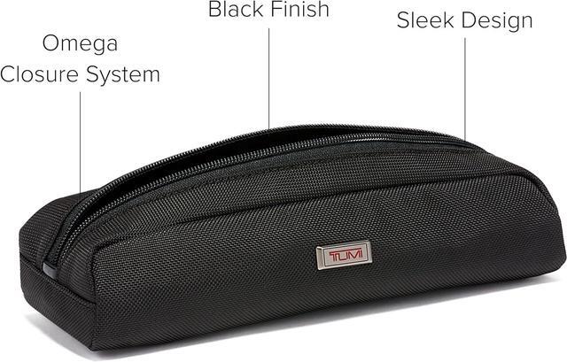 Alt view image 4 of 7 - Alpha Electronic Cord Pouch - Travel Tech Pouch Organizer for Cord, Cable, Charger & Accessories - Zip Entry - Black