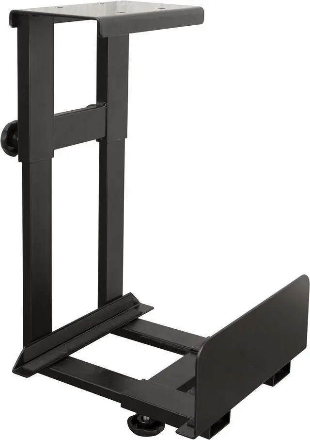 Alt view image 6 of 6 - Stand Up Desk Store Adjustable CPU Desktop Computer Tower Holder Under Desk Mount