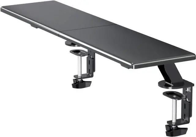 Main image of suptek Clamp-on 32 Inch Dual Monitor Desk Mount Riser Shelf Computer Stands for 2 Monitor,Laptop,Printer, Notebook,32.2 x 7.8 x 5.7