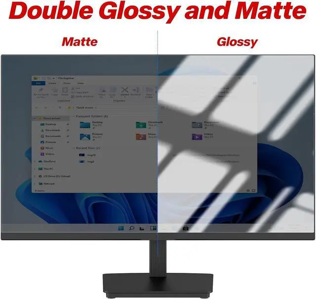 Alt view image 4 of 7 - 32 Inch Privacy Screen for Monitor with 16:9 Widescreen Monitor, Anti Blue Light Screen Protector - Anti-Glare - Anti-Scratch Protector Film for Data confidentiality Privacy Shield