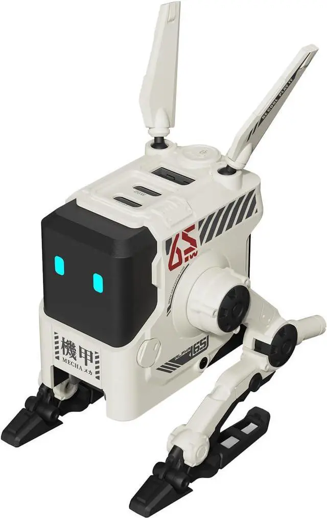 Main image of 65W USB C Charger, Alpha65 Robot Fast GaN Charger Block, 3-Port Fast Power Adapter, Foldable Compact Wall USB C Charger for iPhone, MacBook, iPad, Galaxy S23/S24, Steam Deck (65W, White)