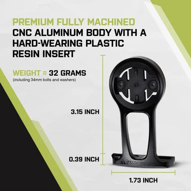 Alt view image 2 of 7 - JRC Components Wahoo Mount | Stealth + Premium Stem Mount Wahoo Elemnt Mount for Bicycle | Wahoo Elemnt Bolt Bike Computer Mount for Stem | Wahoo Elemnt Stem Mount for Wahoo Bike Computer