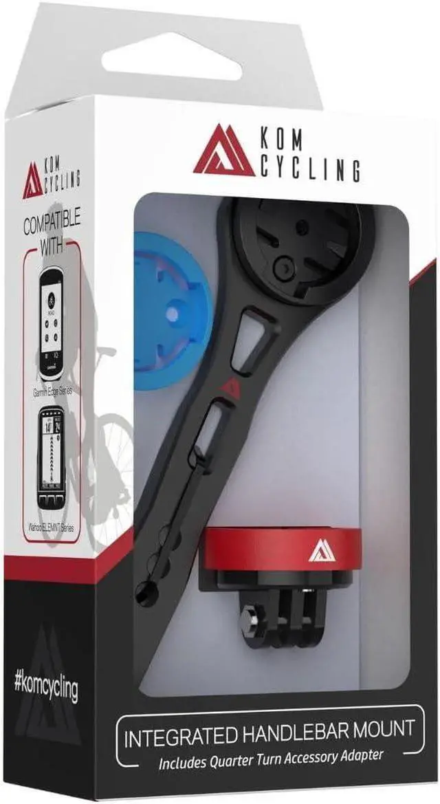 Main image of Cycling Integrated Handlebar Mount Wahoo Mount for Integrated Handlebars Made with CNC Alumninumn fits Bars Such as Shimano, FSA, Canyon, Ritchey, and Many Others! (Mount with GoPro Adapter)