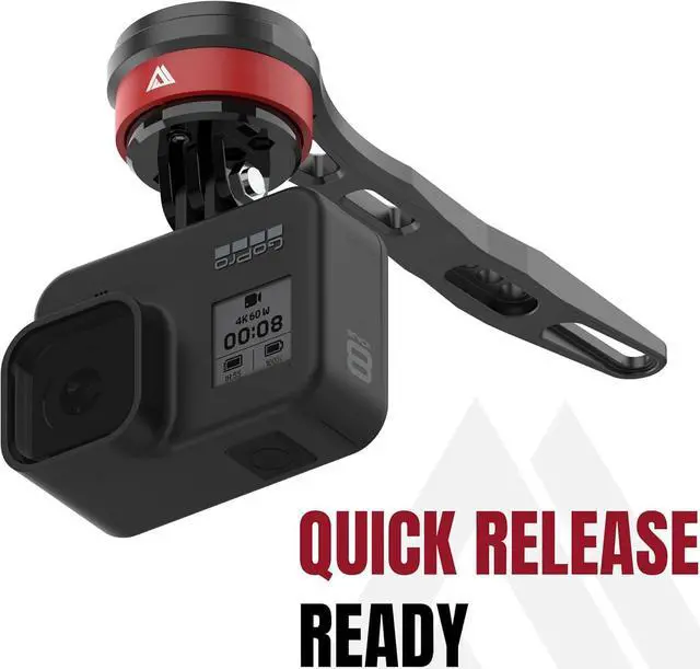 Alt view image 5 of 6 - Cycling Integrated Handlebar Mount Wahoo Mount for Integrated Handlebars Made with CNC Alumninumn fits Bars Such as Shimano, FSA, Canyon, Ritchey, and Many Others! (Mount with GoPro Adapter)