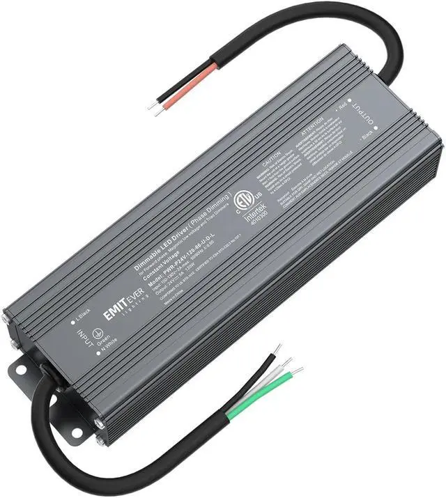Main image of 120W Triac Dimmable LED Driver,Power Supply,AC 120V to DC 24V Transformer,Compatible with Lutron and Leviton Dimmers,for LED Lighting,ETL Certified