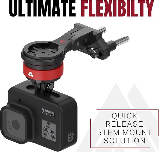 Alt view image 3 of 7 - Cycling Quick Release Stem Mount GoPro Computer Mount for Wahoo and Garmin Bike Computers (Bike Mount for Edge 1040, Elemnt Roam, Elemnt Bolt v2) 1040 Bike Mount Compatible with GoPro Accessories