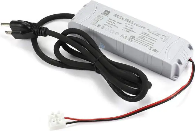Main image of Dimmable Driver, 60 Watt Class 2 LED Power Supply,110V AC - 24V DC Low Voltage Transformer Compatible with Lutron and Leviton Dimmer for LED Strip Light, Cabinet Lights, LED puck light, module light,