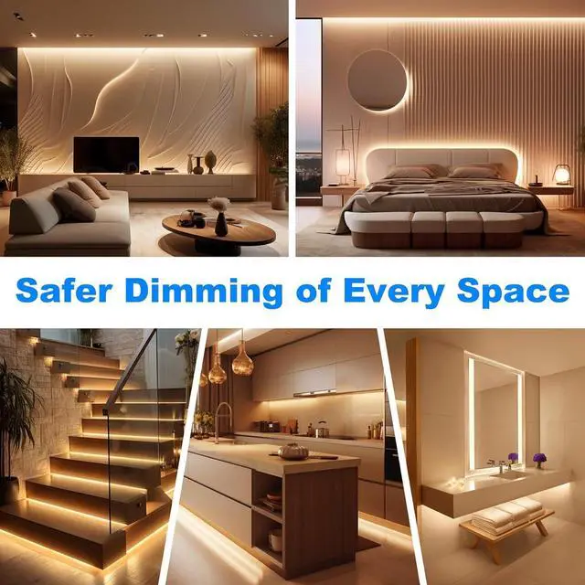 Alt view image 6 of 7 - 60W Dimmable LED Driver 12V with Junction Box,Triac ELV/MLV LED Transformer Compatible with Lutron&Leviton Switches,Dimmable Led Power Supply for Indoor/Outdoor LED Lights,UL&FCC-Listed