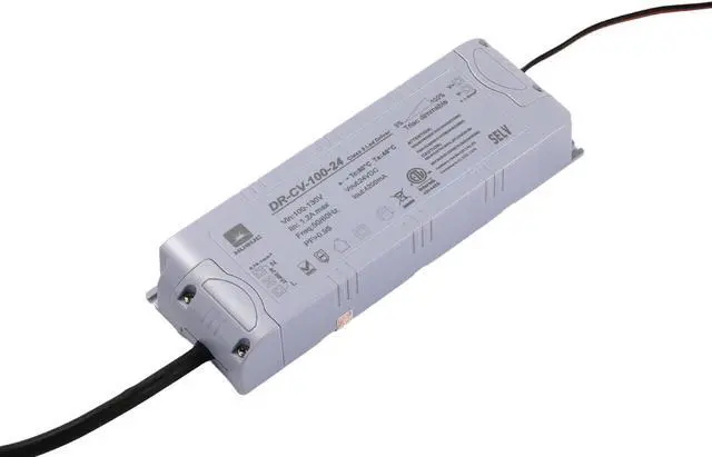 Alt view image 2 of 4 - 24V Dimmable LED Driver,LED Light Strip 100W Dimmable Driver,Magnetic,110 V AC to 24 Volt Transformer,Compatible with Lutron Leviton Dimmers,LED Power Supply with Removable AC Cord