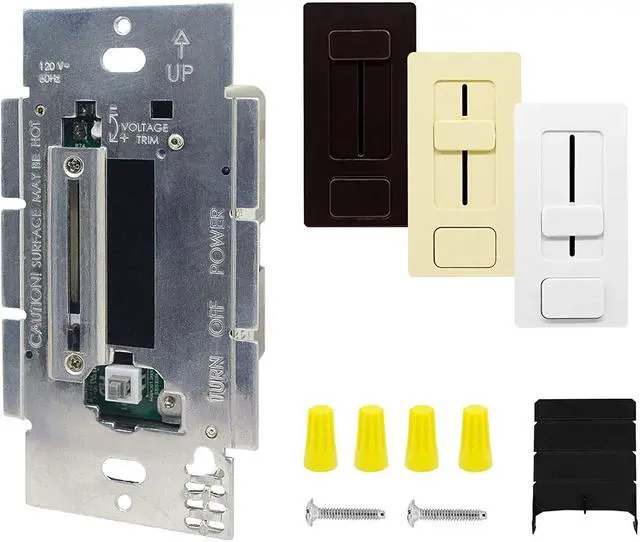 Main image of LED Driver and Dimmer Switch Single Integrated Unit, EZDim 120V AC  12 V DC 60Watt Wall Dimmer Switch with Most Solid Color 12V DC Tape Lights