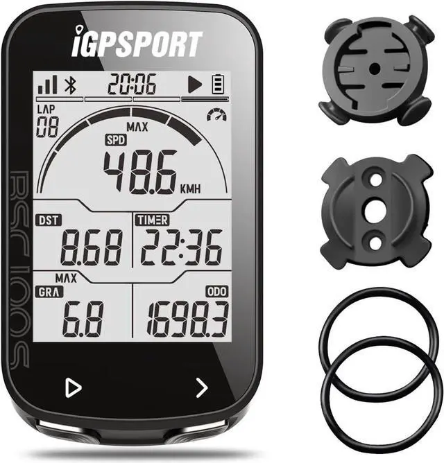 Main image of BSC100S Bicycle/Bike Computer Wireless, 2.6 inch LCD Display Rechargeable Waterproof GPS Cycling Computer