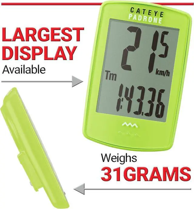 Alt view image 4 of 7 - Padrone Wireless Bike Computer