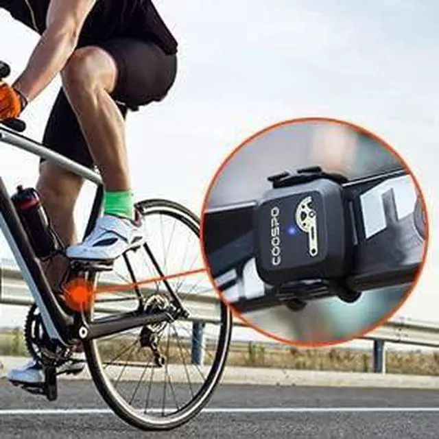 Alt view image 7 of 7 - Bike Computer GPS Wireless, ANT+ Cycling Computer GPS with Bluetooth, Multifunctional ANT+ Bicycle Computer GPS with 2.4 LCD Screen, Bike Speedometer with Auto Backlight IP67