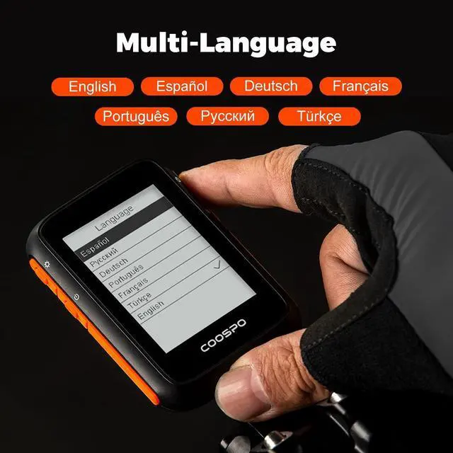 Alt view image 6 of 7 - Bike Computer Wireless GPS, Bike Speedometer with Auto Backlight, Bluetooth ANT Cycling GPS Computer, Bicycle Computer BC200 with Waterproof, Compatible with CooSporide app