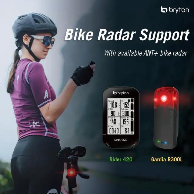 Alt view image 2 of 6 - Rider 420 Wireless GPS Bike/Cycling Computer. Compatible with Bike Radar, 35hrs Long Battery Life, Navigation with Turn-by Turn Follow Track. Bluetooth ANT Bicycle Computer