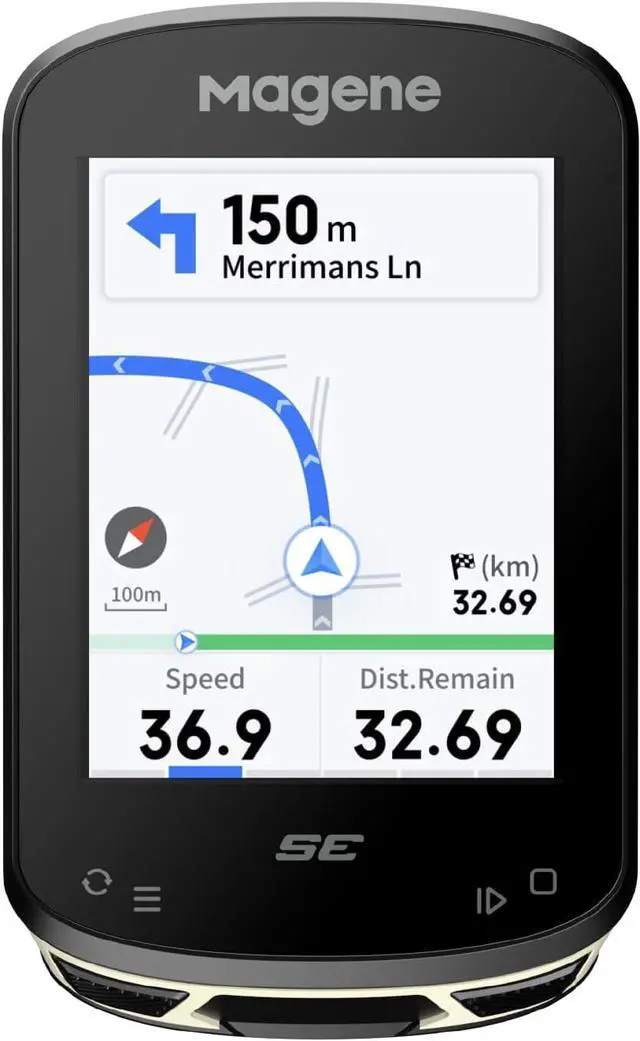 Main image of C506SE Wireless GPS Bike Computer - 2.4" Color Screen, Route Navigation, Bluetooth & WiFi, Fast 5s Positioning, Supports 9 Cycling Devices