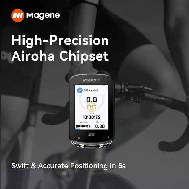 Alt view image 5 of 7 - C506SE Wireless GPS Bike Computer - 2.4" Color Screen, Route Navigation, Bluetooth & WiFi, Fast 5s Positioning, Supports 9 Cycling Devices