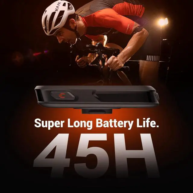 Alt view image 7 of 7 - COOSPO CS500 Bike Computer Wireless, 2.6 Inch LCD GPS Cycling Computer with Route Navigation, Bluetooth5.0 ANT GPS Bicycle Speedometer with Auto-Backlight, Support Bike Radar & 45H Battery Life