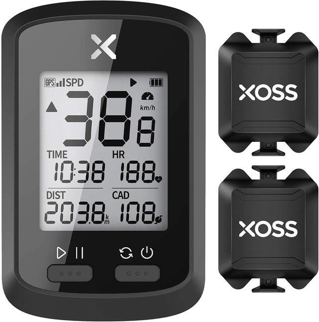 XOSS G+ GPS Bike Computer - Wireless Cycling Computer With ANT+ Bluetooth