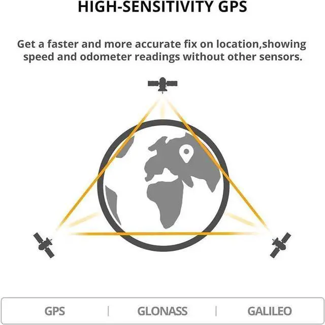 Alt view image 4 of 7 - G+ GPS Bike Computer ANT+ with 2 Smart Cadence Sensor, Bluetooth Cycling Computer, Wireless Bicycle Speedometer Odometer, Waterproof MTB Tracker Fits All Bikes (Support Heart Rate Monitor)