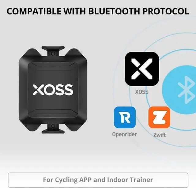 Alt view image 7 of 7 - G+ GPS Bike Computer ANT+ with 2 Smart Cadence Sensor, Bluetooth Cycling Computer, Wireless Bicycle Speedometer Odometer, Waterproof MTB Tracker Fits All Bikes (Support Heart Rate Monitor)