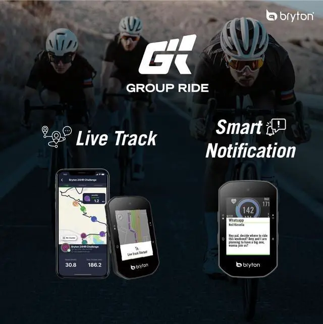 Alt view image 6 of 6 - Rider S500 2.4 Inch Color LCD Touchscreen GPS Bike/Cycling Computer Offline USA Map, Compatible with Bike Radar, 24hrs Long Battery Life, Navigation with Turn-by Turn Follow Track Waterproof