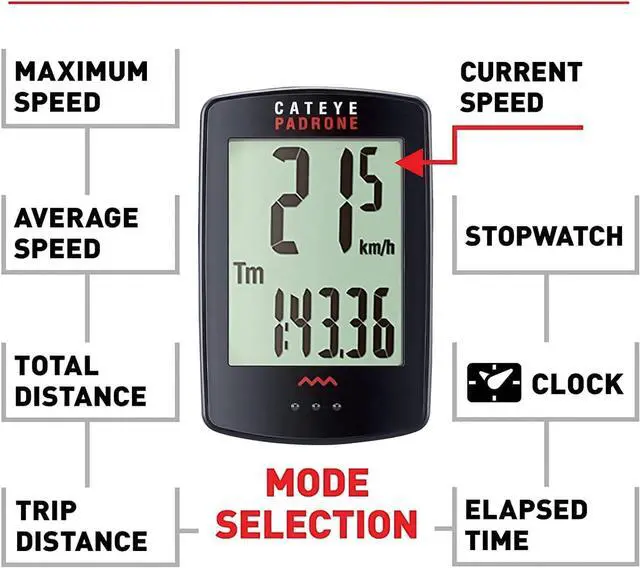Alt view image 6 of 7 - Wireless Bike Computer (OF-100)