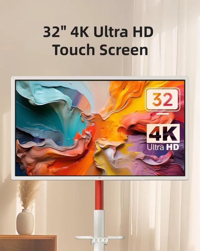 Alt view image 3 of 7 - 4K Touch Screen Portable Monitor Standbyme|Google EDLA-Certified Android 13|8G RAM+128G Storage Octa-core CPU|Dual 6W Speakers|9500mAh Battery|WiFi 6 Remote Mouse Control for All Apps