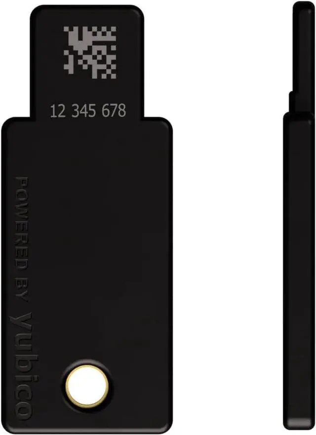 Alt view image 3 of 7 - YubiKey 5 NFC - Two-Factor authentication (2FA) Security Key, Connect via USB-A or NFC, FIDO Certified - Protect Your Online Accounts