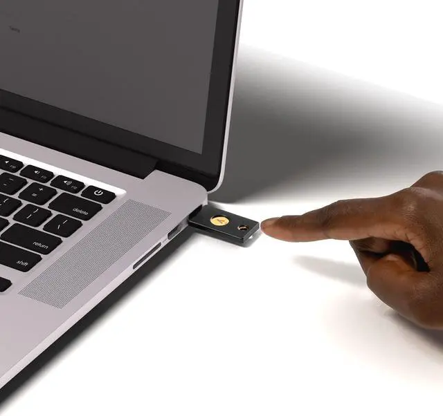 Alt view image 5 of 7 - YubiKey 5 NFC - Two-Factor authentication (2FA) Security Key, Connect via USB-A or NFC, FIDO Certified - Protect Your Online Accounts
