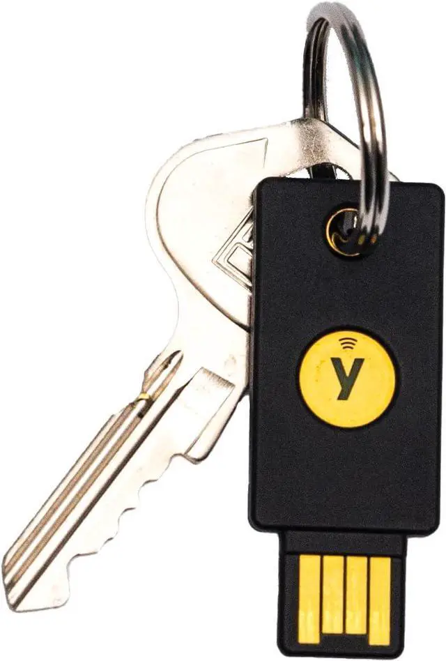Alt view image 6 of 7 - YubiKey 5 NFC - Two-Factor authentication (2FA) Security Key, Connect via USB-A or NFC, FIDO Certified - Protect Your Online Accounts