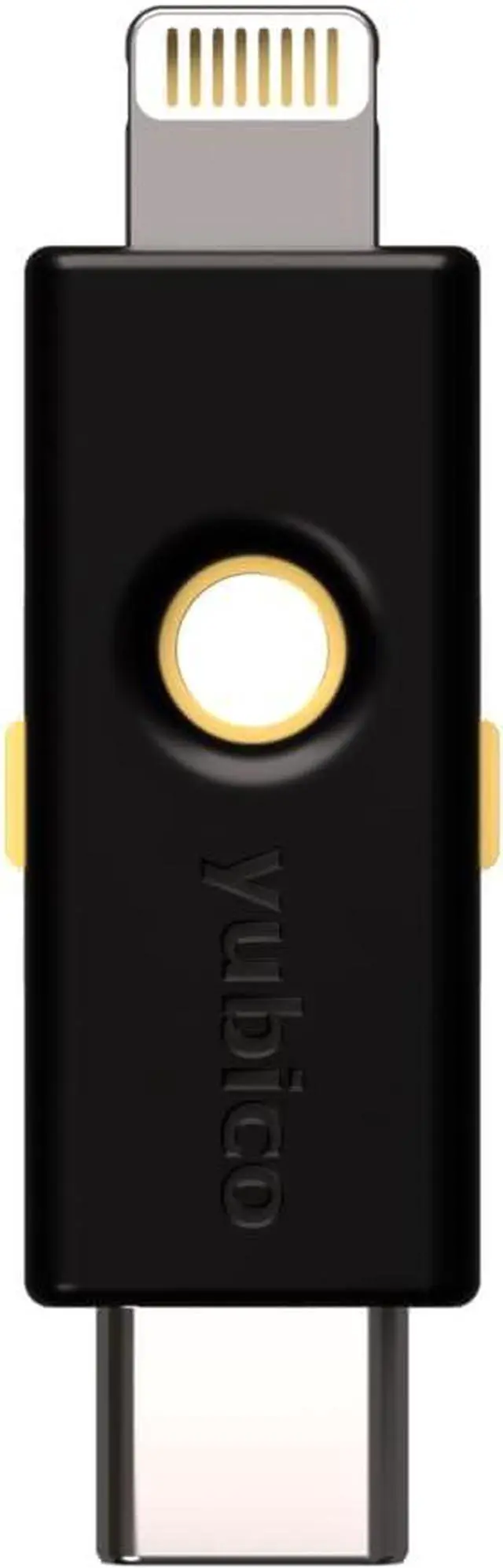 Alt view image 2 of 7 - 5Ci - Two-Factor authentication Security Key for Android/PC/iPhone, Dual connectors for Lighting/USB-C - FIDO Certified