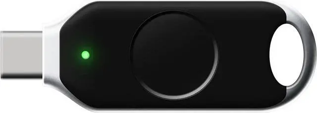 Main image of BioPass K49 Pro USB Security Key - Two Factor Authenticator - USB-C with FIDO U2F + FIDO2, PIV - Biometric Fingerprinting - Help Prevent Account Takeovers with Multi-Factor Authentication