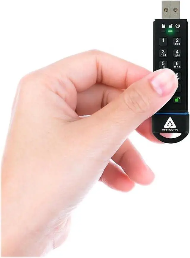 Alt view image 5 of 6 - 30GB Aegis Secure Key FIPS 140-2 Level 3 Validated 256-bit Encryption USB 3.0 Flash Drive (ASK3-30GB)