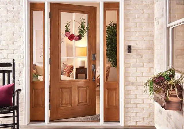 Alt view image 6 of 7 - Encode Smart Wi-Fi Deadbolt with Camelot Trim in Aged Bronze