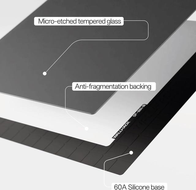 Alt view image 3 of 7 - Wallhack SP-004 Glass Gaming Mousepad - Professional Esport Mouse Mat w/Specialty Surface for Top Speed and Control, Large Tempered Glasspad with Full Silicone Base White, XL 16.92" x 19.29"