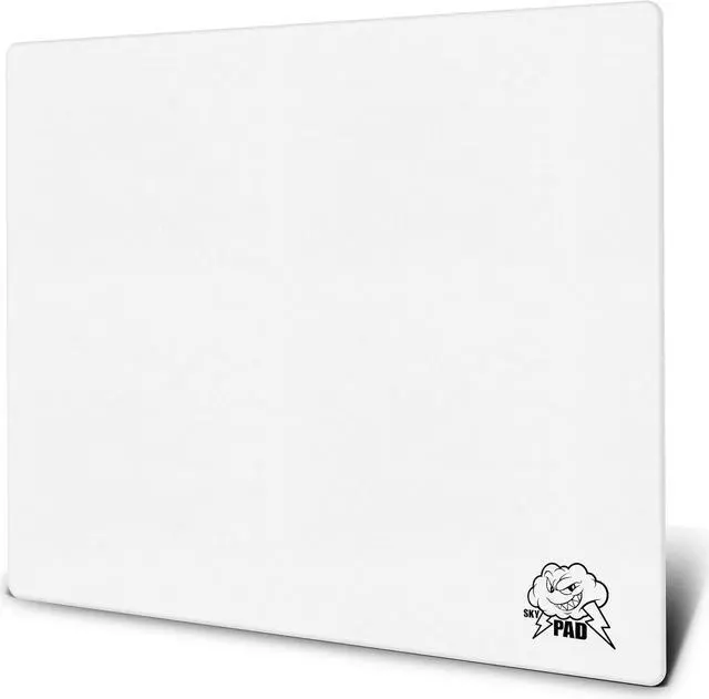 Main image of Glass 3.0 XL Gaming Mouse Pad with Cloud Logo | Professional Large Mouse Mat | 400 x 500 mm | White | Special Glass Surface with Improved Precision and Speed
